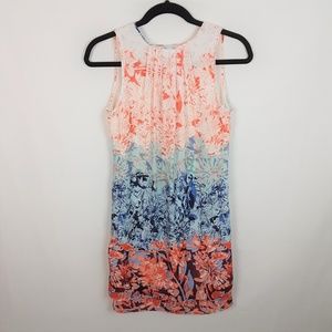 H&M Colorful Floral Sleeveless Watercolor Dress 2